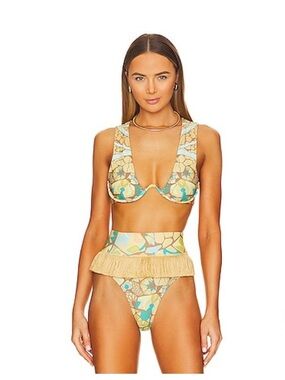 ANDREA IYAMAH Lasa High Rise Bikini XS NWT